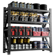 Load image into Gallery viewer, Heavy Duty 4 Shelf Garage Shelving Unit
