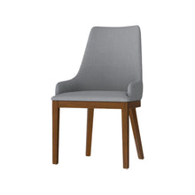 Load image into Gallery viewer, Wood Dining Parsons Chairs (Set of 2) - Gray / Walnut
