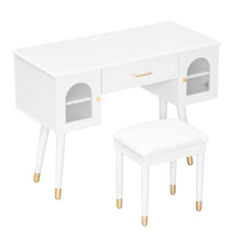 Load image into Gallery viewer, Wood Vanity Table - White
