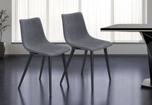 Load image into Gallery viewer, Fabric Dining Side Chairs (Set of 2) - Gray
