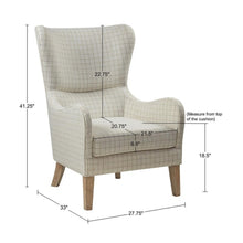 Load image into Gallery viewer, Arianna - Swoop Wing Chair
