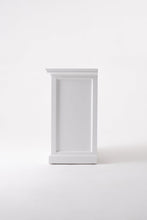 Load image into Gallery viewer, Wood Nightstand With Dividers - Distressed White
