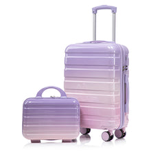 Load image into Gallery viewer, Luggage Set 14" / 20" With Combination Lock And Cosmetic Case

