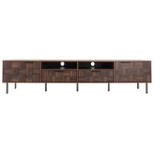 Load image into Gallery viewer, TV Stand With 2 Drawers, Media Console Table, Storage Cabinet With Cable Management
