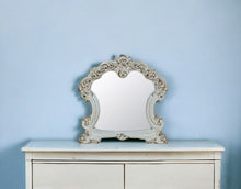 Load image into Gallery viewer, 45" Abstract Framed Mounted Dresser Mirror - White

