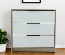 Load image into Gallery viewer, Three Drawer Dresser - Light Oak / White
