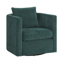 Load image into Gallery viewer, Sutton - Swivel Barrel Chair - Peacock
