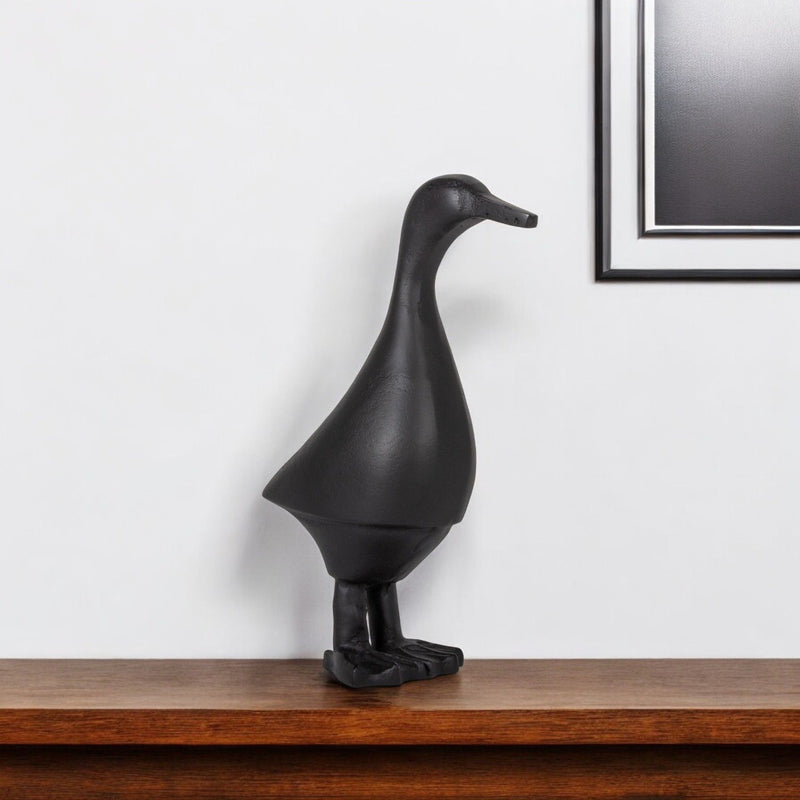 Duck Tabletop Sculpture - Black