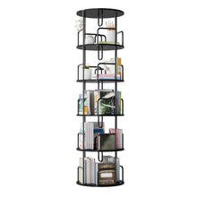 Load image into Gallery viewer, Rotating Bookshelf Tower 5 Tier Spinning 360 Degree Revolving Storage Shelf
