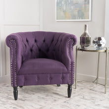 Load image into Gallery viewer, Celestialis - Upholstered Club Chair With Tub Design And Rolled Recessed Armrests

