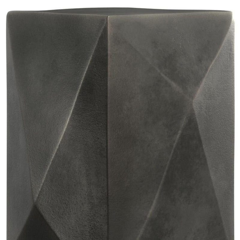 Aluminum Square End Table - Graphite