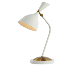 Load image into Gallery viewer, Table Lamp LED With Bell Shade - White
