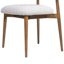 Load image into Gallery viewer, Locke - Modern Upholstered Dining Chair With Frame - Salt / Pepper
