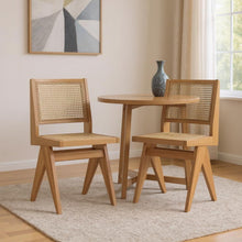 Load image into Gallery viewer, Wood Dining Parsons Chairs (Set of 2) - Natural
