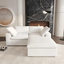 Load image into Gallery viewer, Blend Modular L Shaped Three Piece Corner Sectional - White
