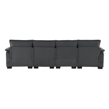 Load image into Gallery viewer, [VIDEO provided][New]109.8*55.9&quot; Modern U-shaped Sectional Sofa with Waist Pillows,6-seat Upholstered Symmetrical Sofa Furniture,Sleeper Sofa Couch with Chaise Lounge for Living Room,Apartment,2 Color
