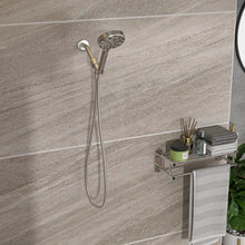 Load image into Gallery viewer, Multi Function Adjustable Hand Shower 8 Function Hand Shower, Plastic Construction - Brushed Nickel

