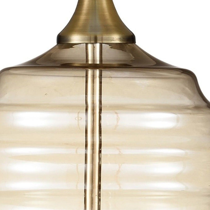 Metal Bedside Table Lamp With Off-White Shade - Off-White
