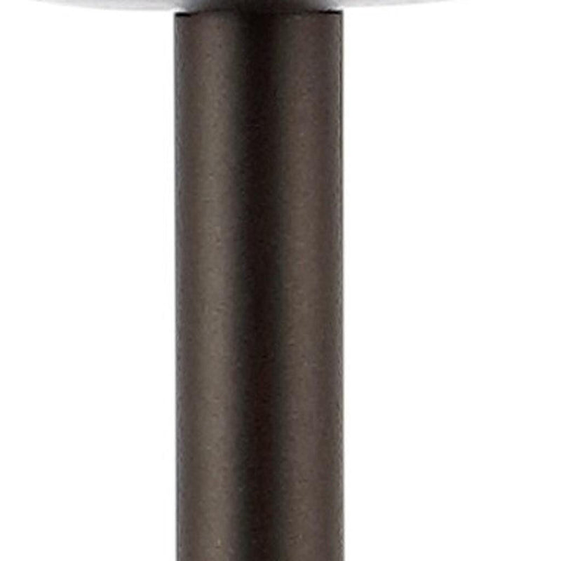 USB Table Lamp With Dome Shade - Antiqued Bronze