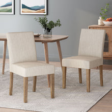 Load image into Gallery viewer, Contemporary Dining Chair With Upholstered Seating And Tapered Legs
