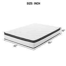 Load image into Gallery viewer, 10" Hybrid Medium Firm Mattress With Memory Foam &amp; Pocket Coils
