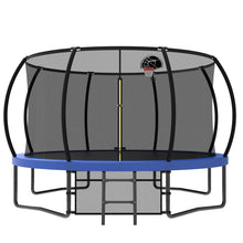 Load image into Gallery viewer, 12&#39; Recreational Kids Trampoline With Safety Enclosure Net &amp; Ladder, Outdoor Recreational Trampolines
