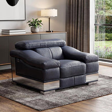 Load image into Gallery viewer, Modern Leather Chair - Black
