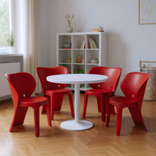 Load image into Gallery viewer, Heavy Duty Plastic Juvenile Chairs (Set of 4) - Red
