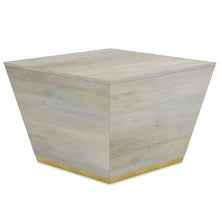 Load image into Gallery viewer, Solid Wood Square End Table - White
