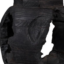 Load image into Gallery viewer, Table Vase With Sculptural Details - Black
