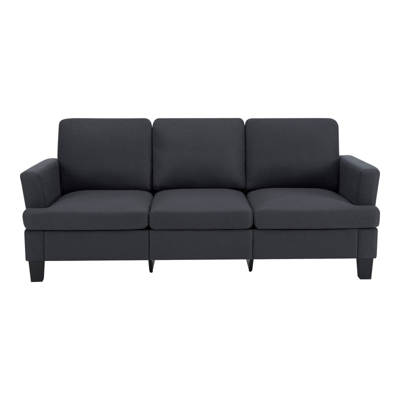 Linen Sofa - Dark Gray