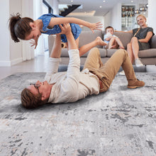 Load image into Gallery viewer, Marfi - 6' X 9' Abstract Area Rug - Gray / Multi
