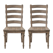 Load image into Gallery viewer, Ladderback Dining Chairs, (Set of 2) - Taupe
