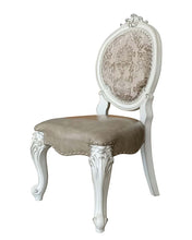 Load image into Gallery viewer, Upholstered Faux Leather Solid Wood King Louis Back Dining Side Chairs (Set of 2) - Gray
