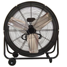 Load image into Gallery viewer, Drum Fan With Pure Copper Wiring Motor And Blades - Black
