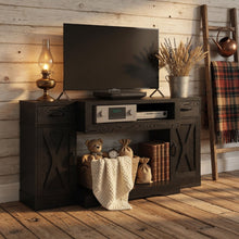 Load image into Gallery viewer, TV Stand With Adjustable Shelves &amp; Double Doors
