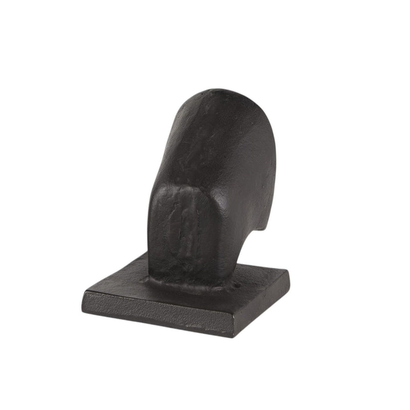 Bull Decorative Bookends (Set of 2) - Black