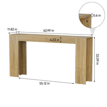 Load image into Gallery viewer, Farmhouse Style Extra Long Walnut Console Table
