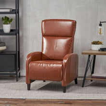 Load image into Gallery viewer, Wide Push Back Standard Recliner - Hazelnut
