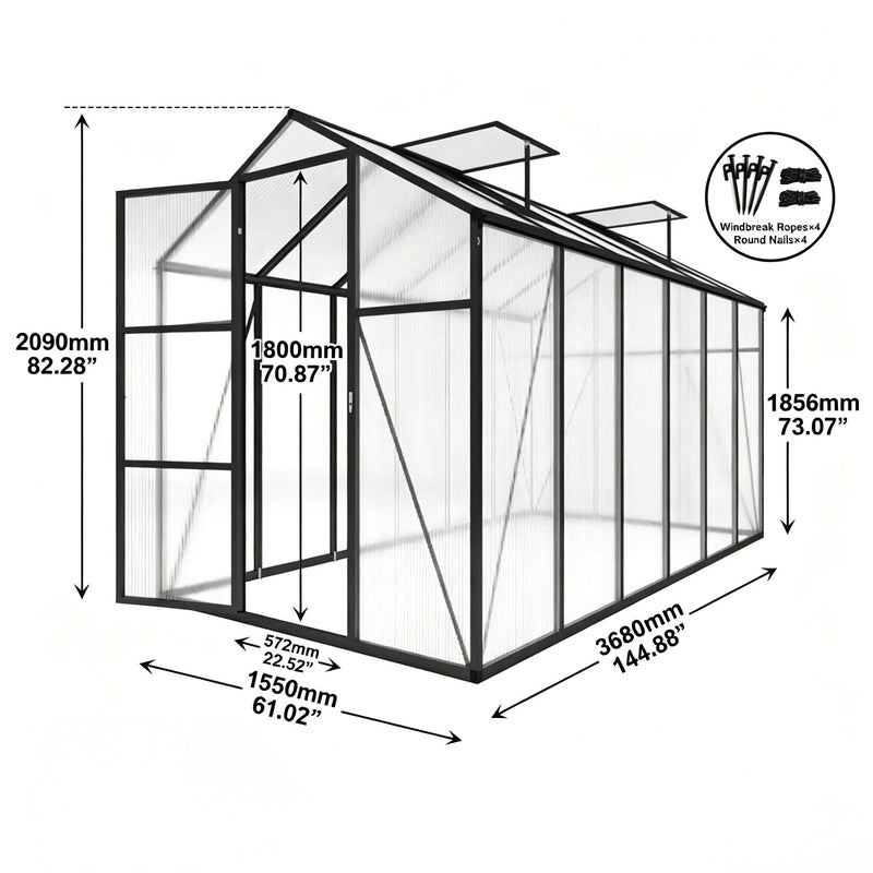 Gain Height Windproof house With Raised Base