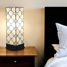 Load image into Gallery viewer, Tiffany Style Jeweled Base Table Lamp - Dark Brown
