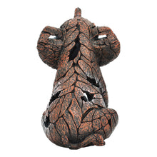 Load image into Gallery viewer, Elephant Tabletop Sculpture - Brown / White
