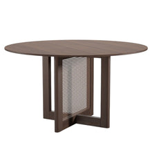 Load image into Gallery viewer, 52" Solid Wood Rounded Bar Table - Brown
