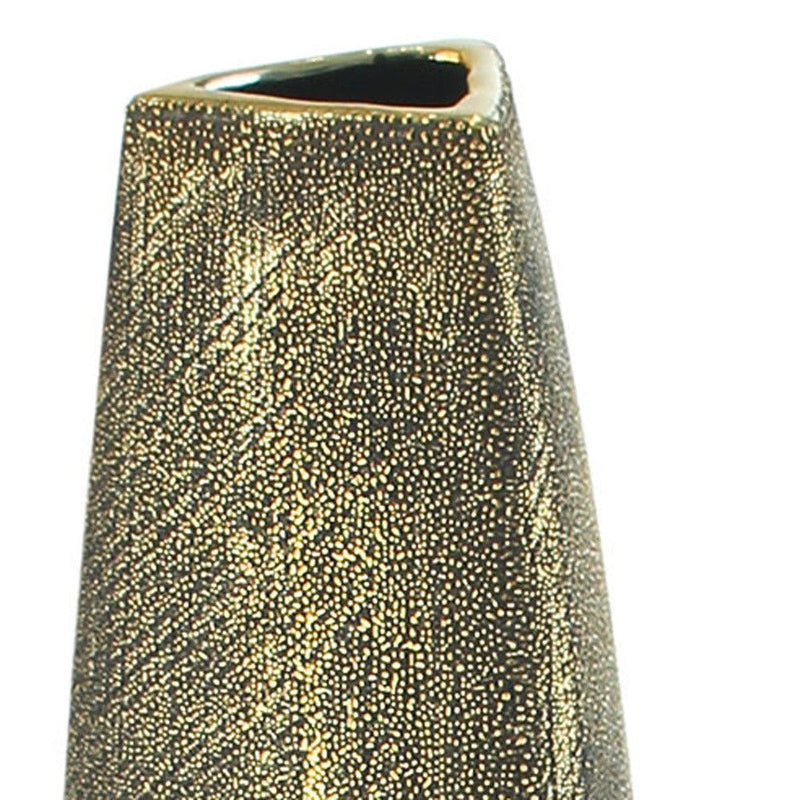 Tapered Floor Vase (576733) - Gold