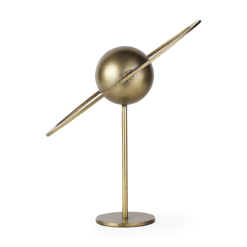 Solar System Tabletop Sculpture - Gold