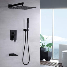 Load image into Gallery viewer, Modern 10" Wall Mounted Rainfall Shower Head System

