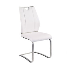 Load image into Gallery viewer, Upholstered Leather Dining Room Chairs (Set of 2) - White

