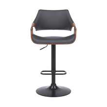 Load image into Gallery viewer, Iron Swivel Adjustable Height Bar Chair - Gray And Black
