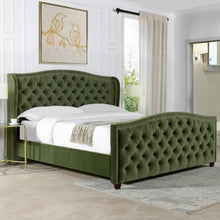 Load image into Gallery viewer, Marcella - Upholstered Shelter Headboard Bed Set
