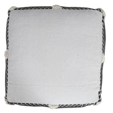 Load image into Gallery viewer, Ottoman Cotton 18" - Black
